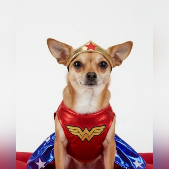 NEW! Rubies Wonder Woman - Small Dog Pet Costume NWT sz small - Picture 2 of 11